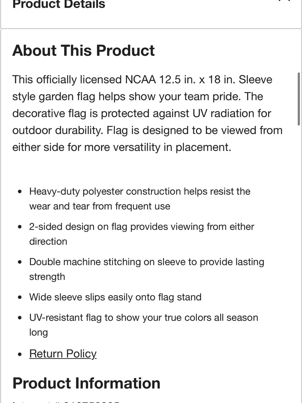 USC Trojans Banner Flag - Cardinal & Gold